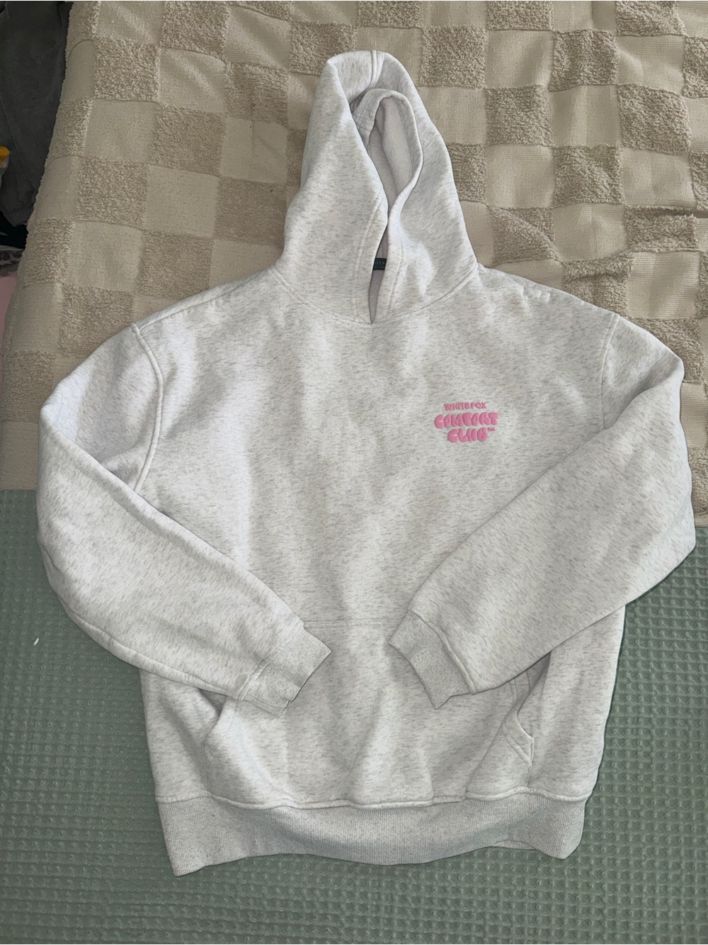 White Fox Boutique "Comfort Club" oversized hoodie S/M